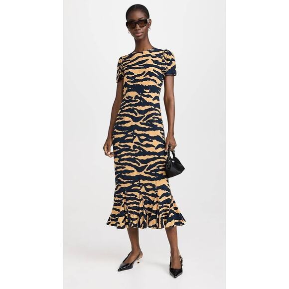 RHODE Dresses & Skirts - Rhode Lulani Midi Dress in Tigre Grande 2